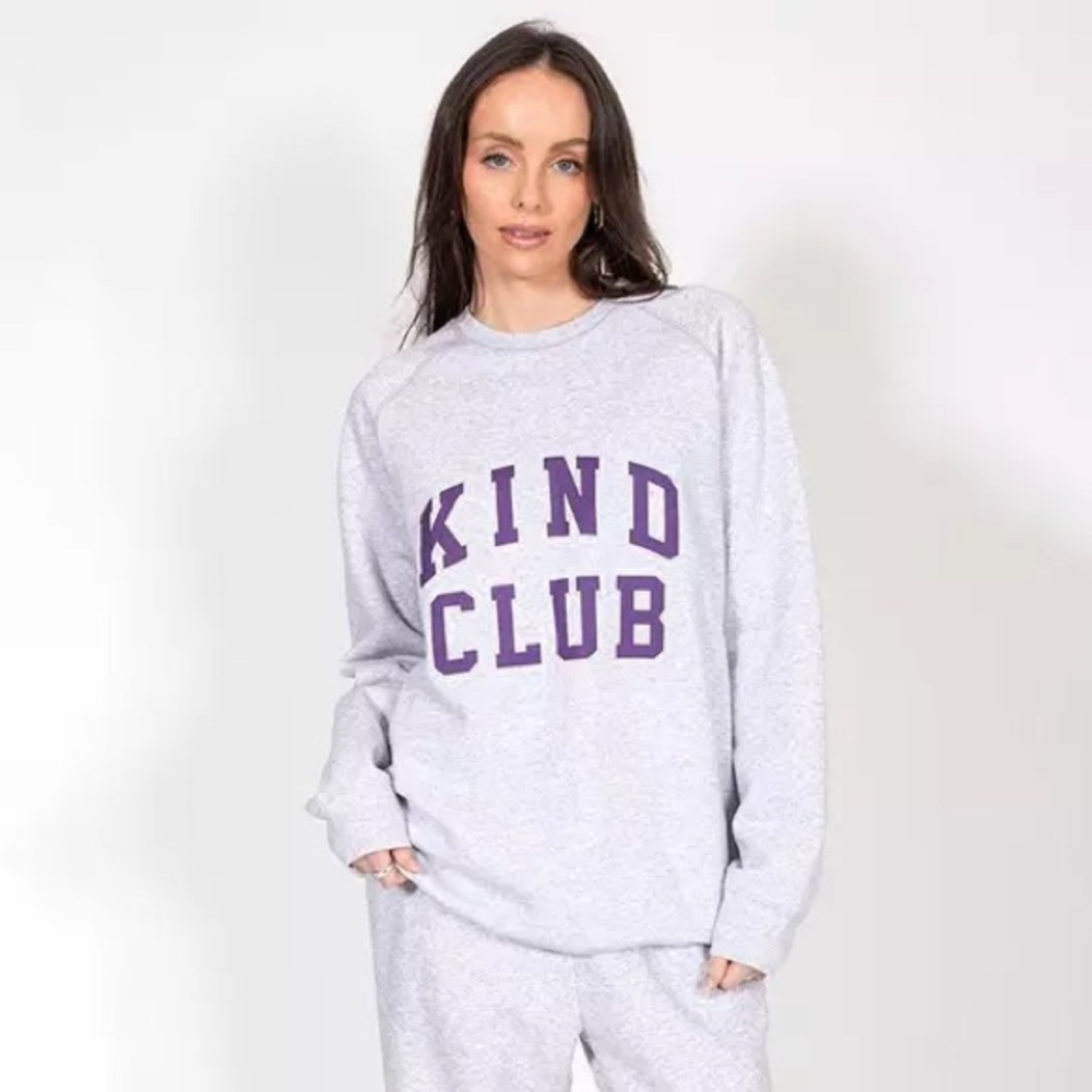 Brunette The Label Light Gray Sweatshirt